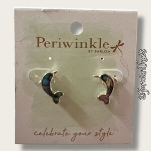 Periwinkle by Barlow Dolphin Earrings